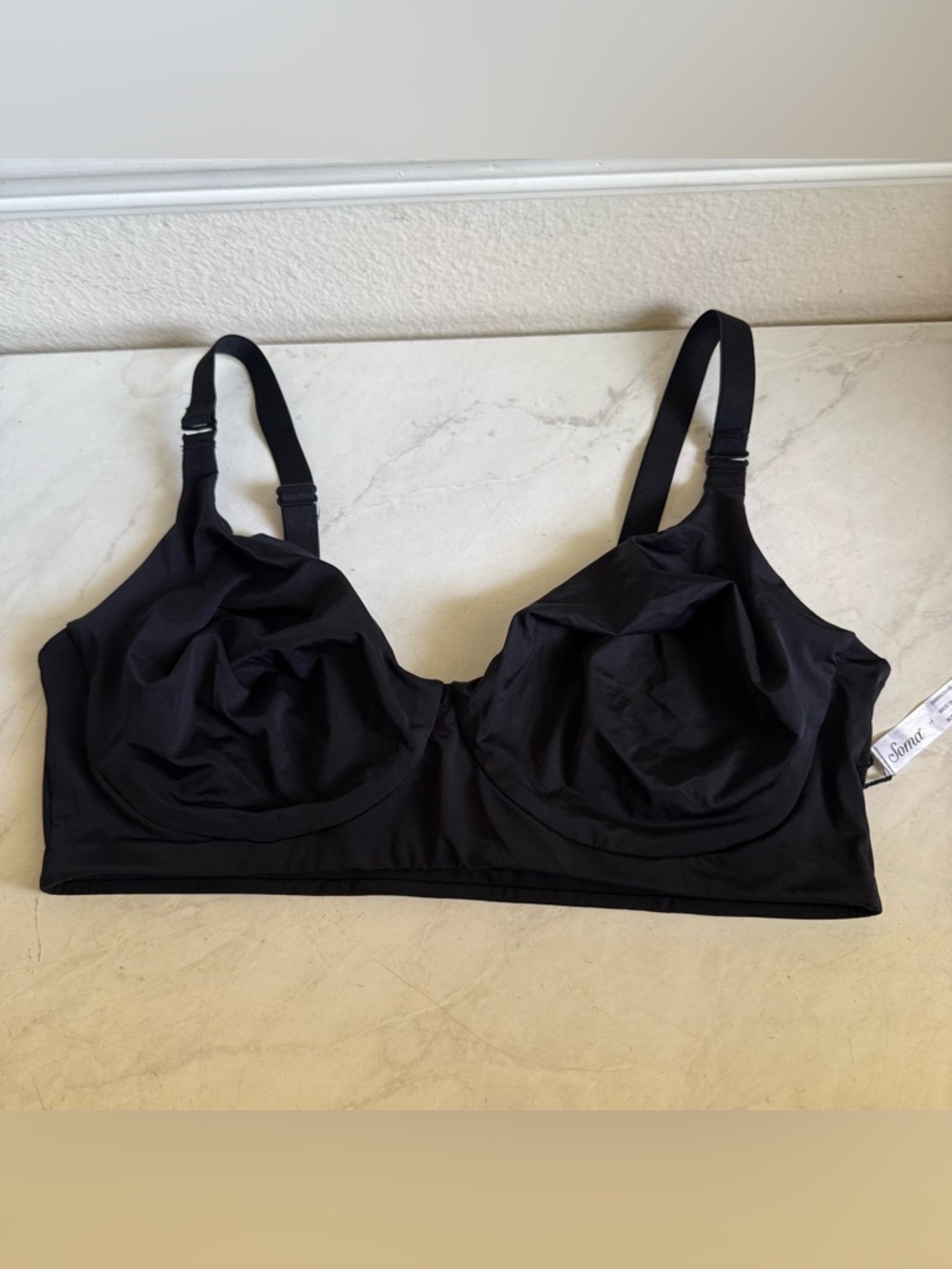 Soma Black Embraceable Reversible Bralette